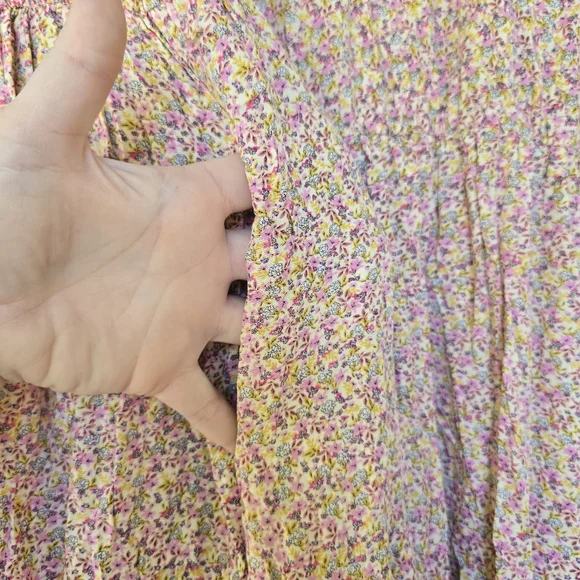 Sweet Salt Floral Coquette Cottagecore Tiered Midi Dress Pockets - 3XL 22/24 - Picture 6 of 6